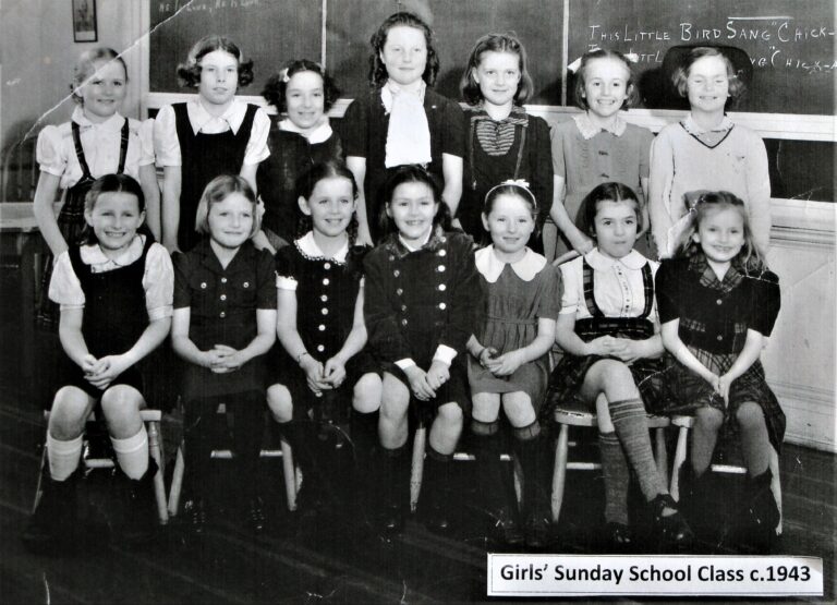 Girls Sunday School Class c1943
