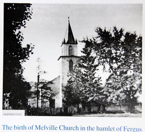 Old Melville steeple added