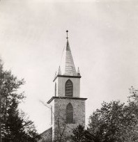 1861 Wings and spire added to Old Melville Church
